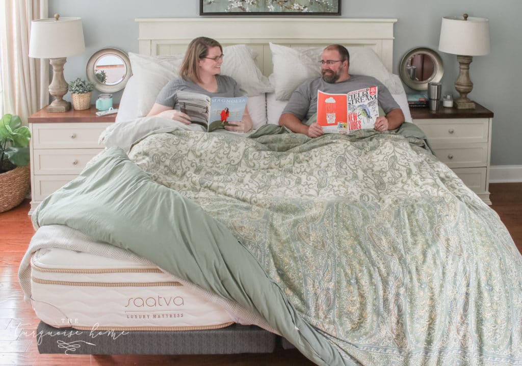 The Marriage Hack you didn't know you needed! Love our 2 twin Saatva Mattresses with adjustable bases. | Benefits of sleeping in separate beds - America's favorite luxury mattress