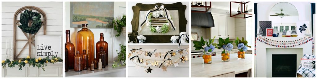20 Simple and Beautiful Summer Mantel Decor Ideas