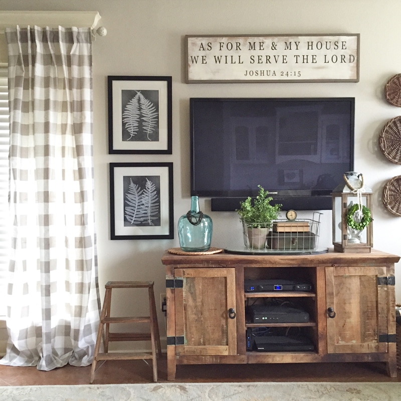 A living room with Agreeable Gray by Sherwin Williams