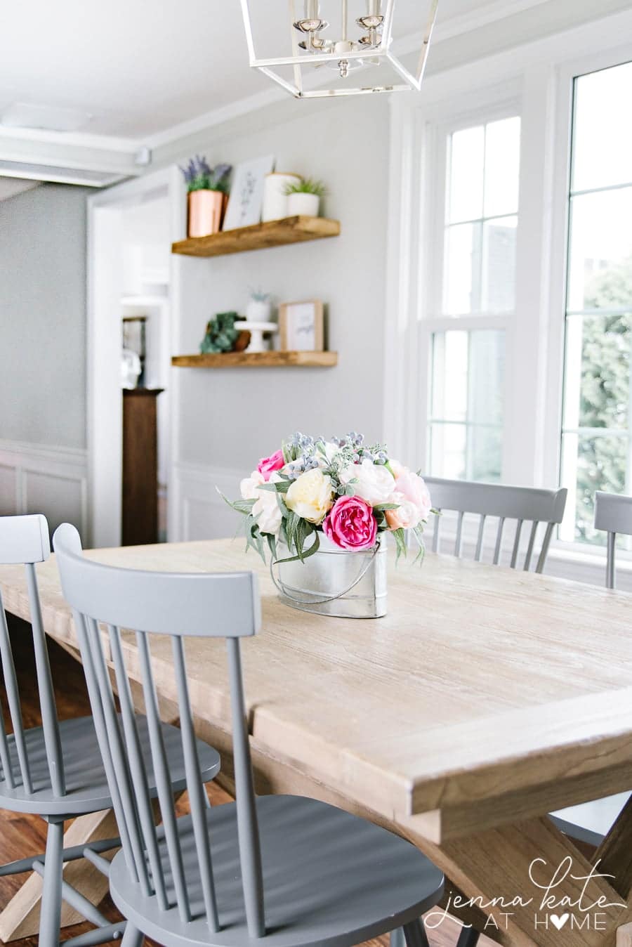 The Best Gray Paint Colors for Your Home -->> Repose Gray in the dining room