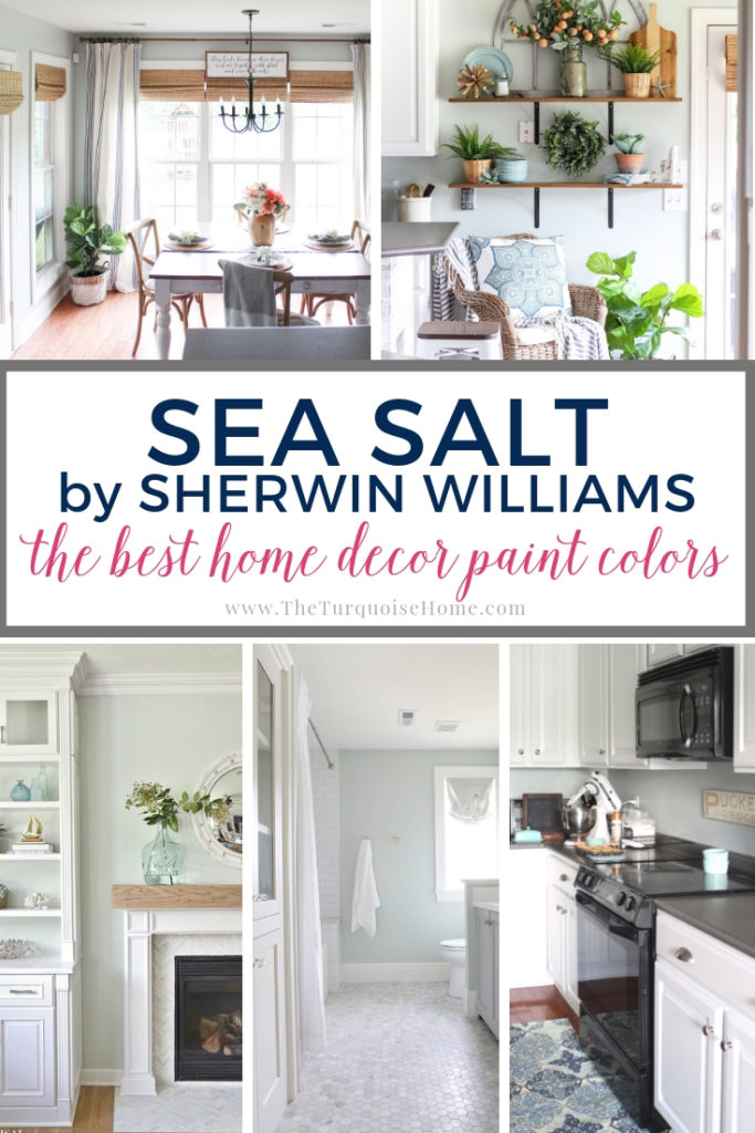 best home decor paint colors: sherwin williams sea salt