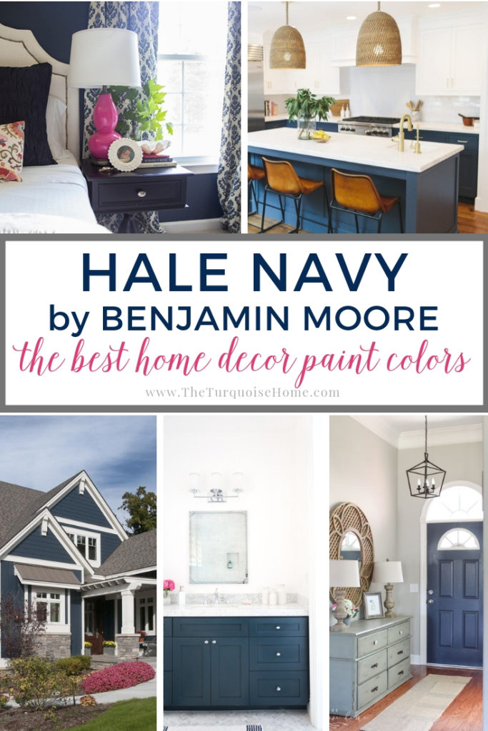 Benjamin Moore Haly Navy is one of the most popular navy paint colors!