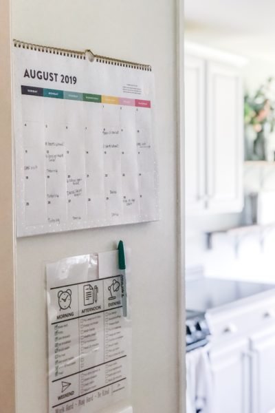 Family Calendar Ideas | Emily Ley Wall Calendar | Chore Charts | Family Command Center