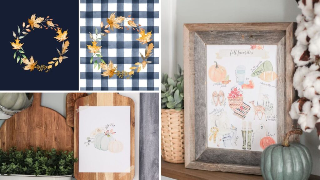 fall favorite free printables