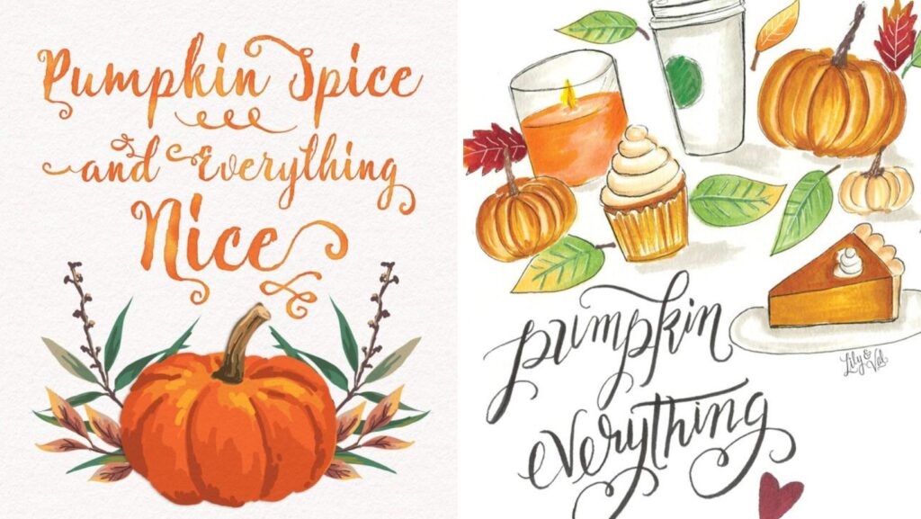 Pumpkin Everything printables for fall!