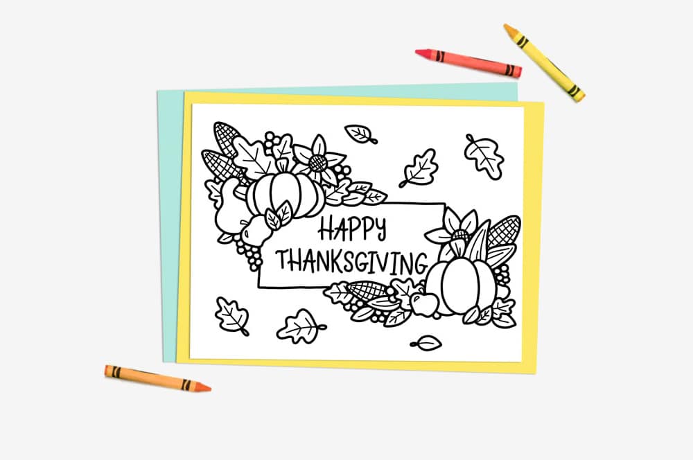 Thanksgiving Coloring Pages