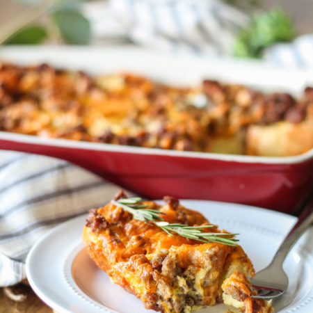 Overnight Sausage Breakfast Casserole