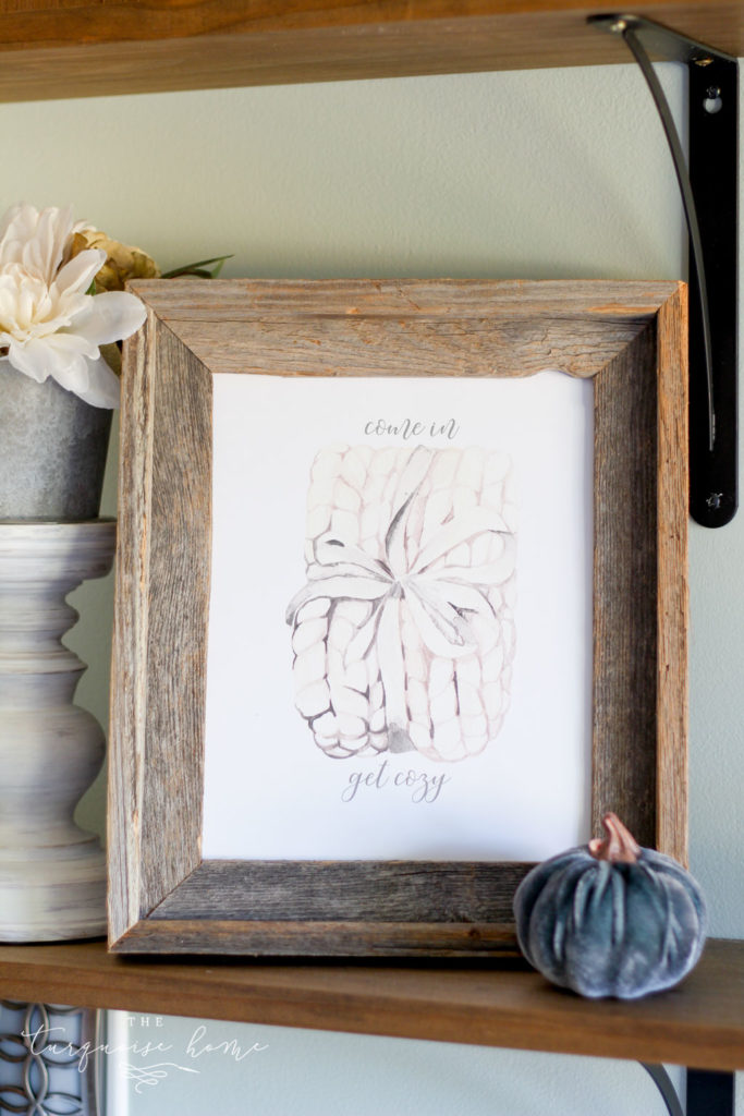 Come in Get Cozy Free Fall Printable Art