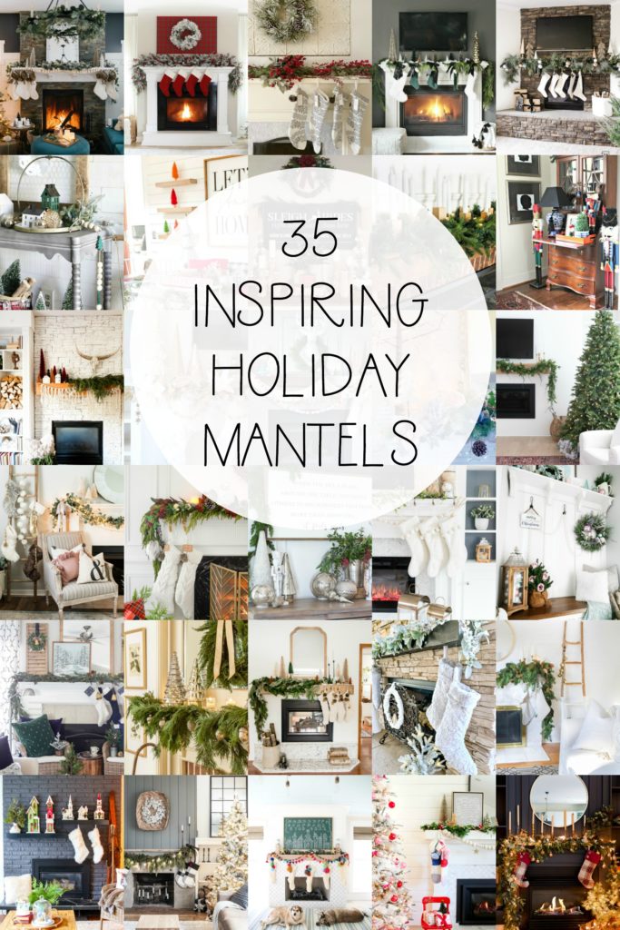 35 Inspiring Holiday Mantels | Christmas Mantel