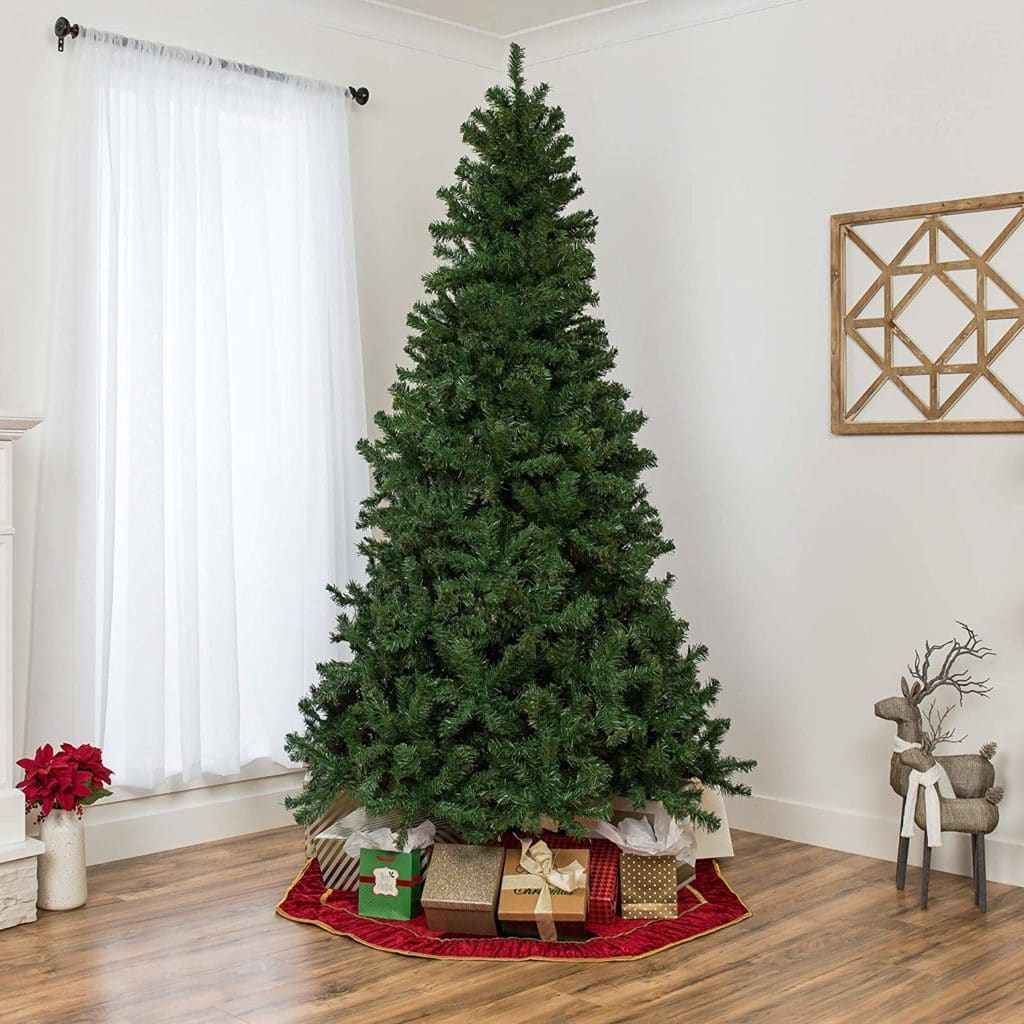 The BEST Artificial Christmas Trees | Best Choice Products 9ft Spruce Hinged Artificial Christmas Tree