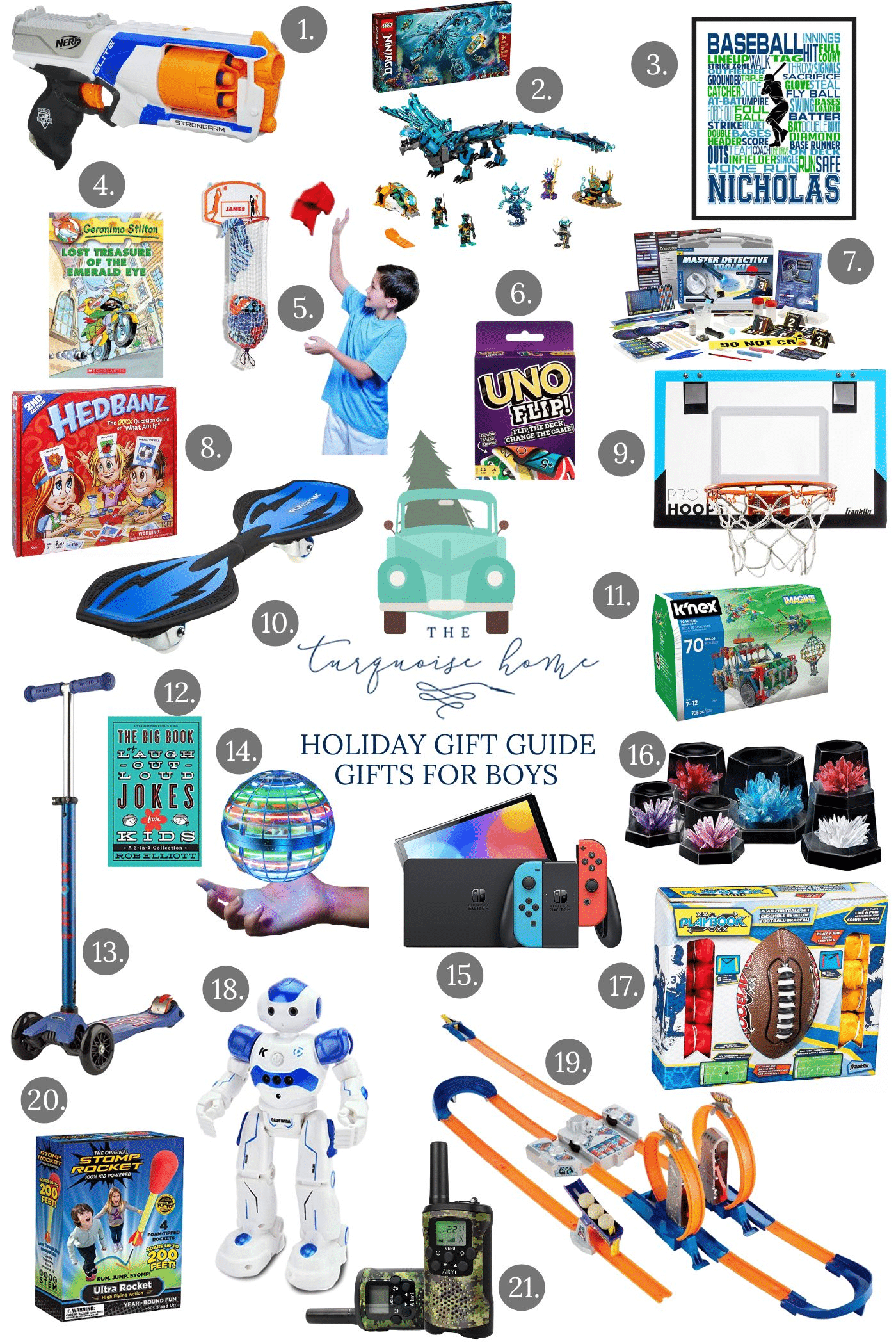 Best Gifts for Elementary-Aged Boys (ages 6-12) - The Turquoise Home