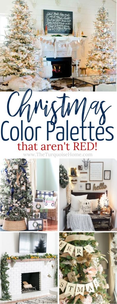 Decorate with these gorgeous Christmas color palettes that aren't red!