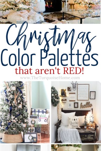 Decorate with these gorgeous Christmas color palettes that aren't red!