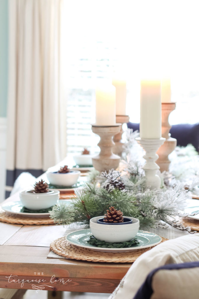 Winter tablescape for the holidays and beyond!