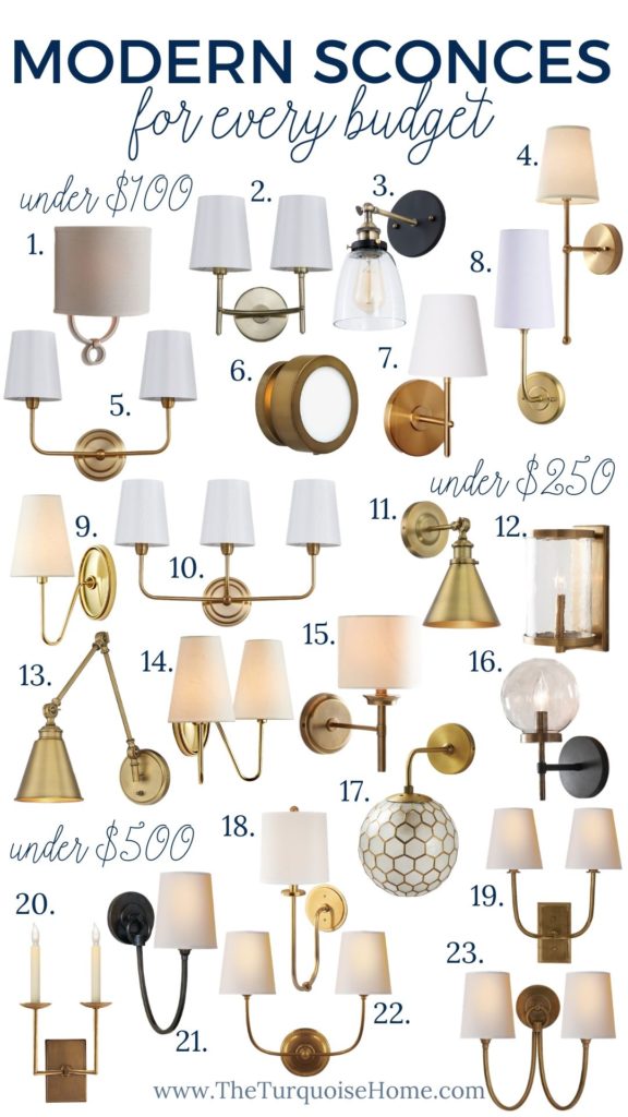 best modern wall sconces