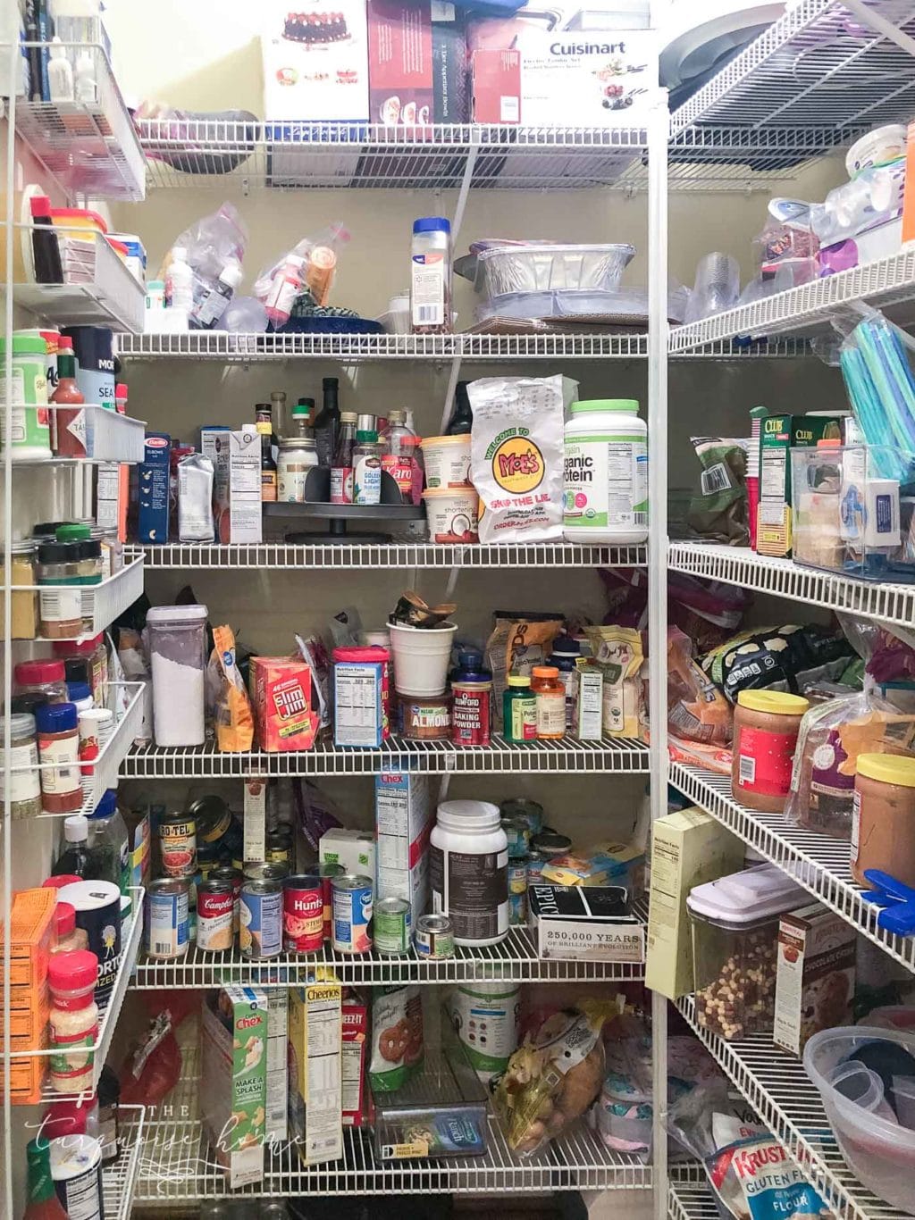 How to Organize a Pantry - the before pic.