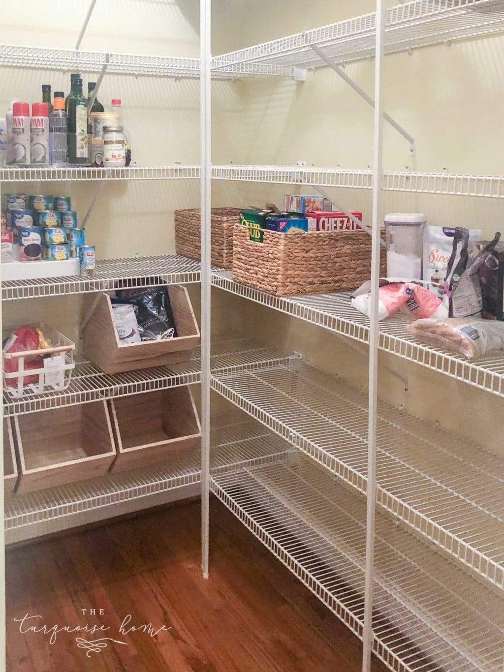 How to Organize a Pantry - systematically organize your pantry so that it makes sense to you