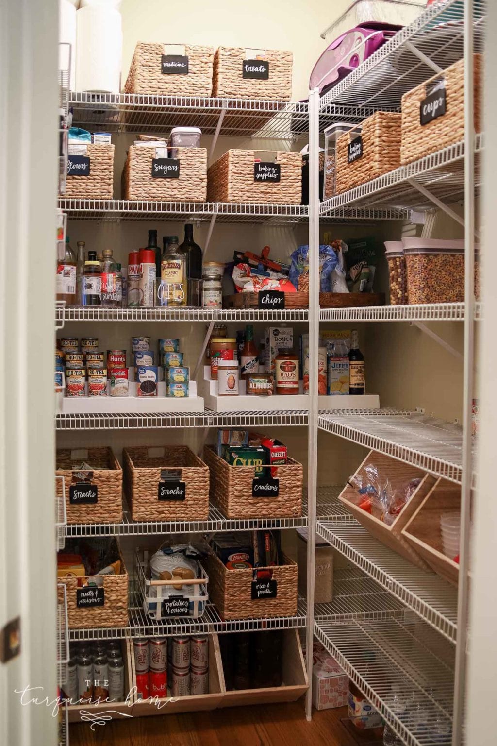 How to Organize a Pantry The Turquoise Home