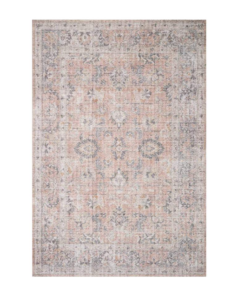 Naples Blush and Gray Patterned Rug