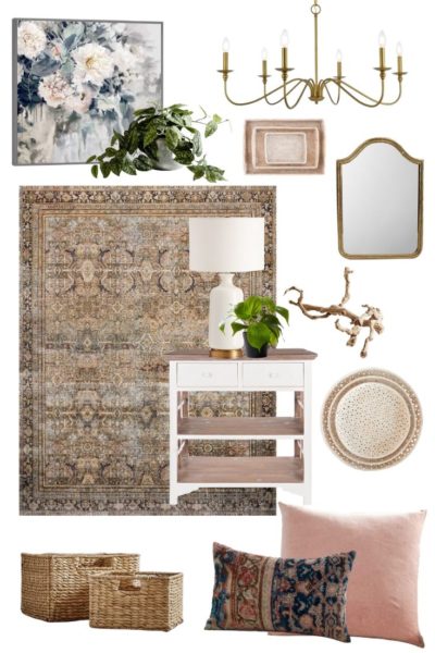 Weekend Sales - rug, chandelier, mirror, art, table, pillows, baskets, decor