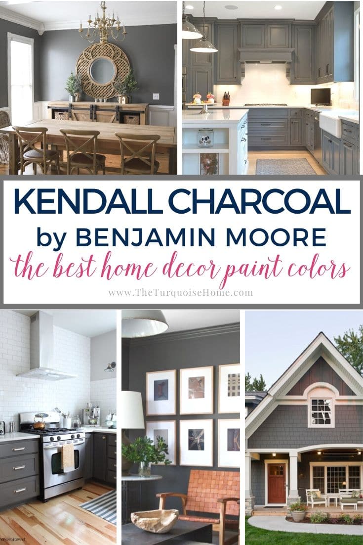 The Best Home Decor Paint Colors: Kendall Charcoal
