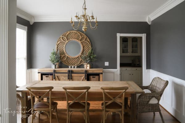 Traditional Dining Room Reveal - The Turquoise Home