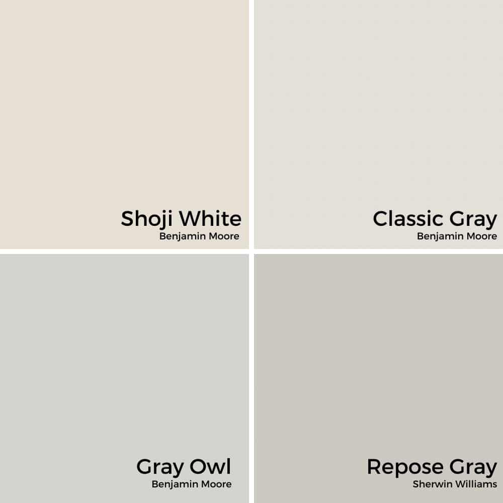 6 Shades of Grey! (Paint Colors, That Is!) Benjamin Moore