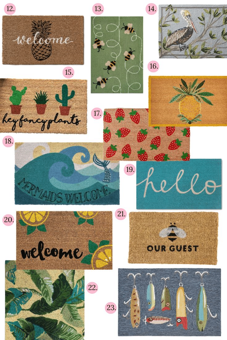 Pineapple Doormat, Funny Doormat, Beach Doormat Outdoor, Cute Doormat,  Aloha Beaches Door Mat, Summer Welcome Mat, Summer Front Porch Decor 