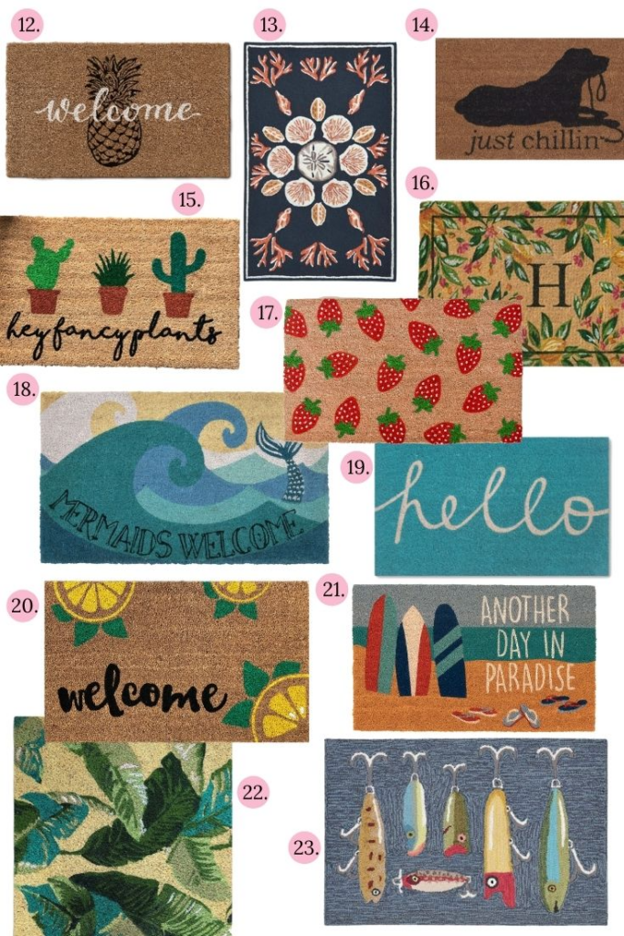 Summer Doormat Ideas
