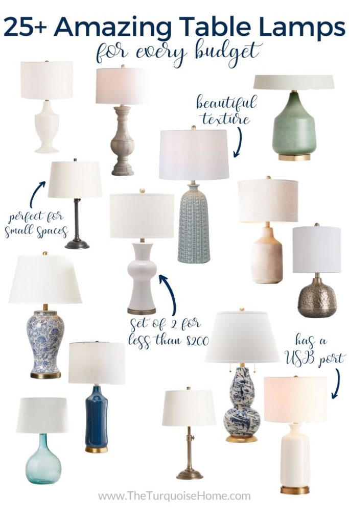 Best small best sale table lamps