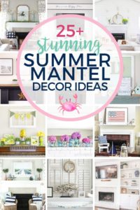 Summer Mantel Decor Ideas