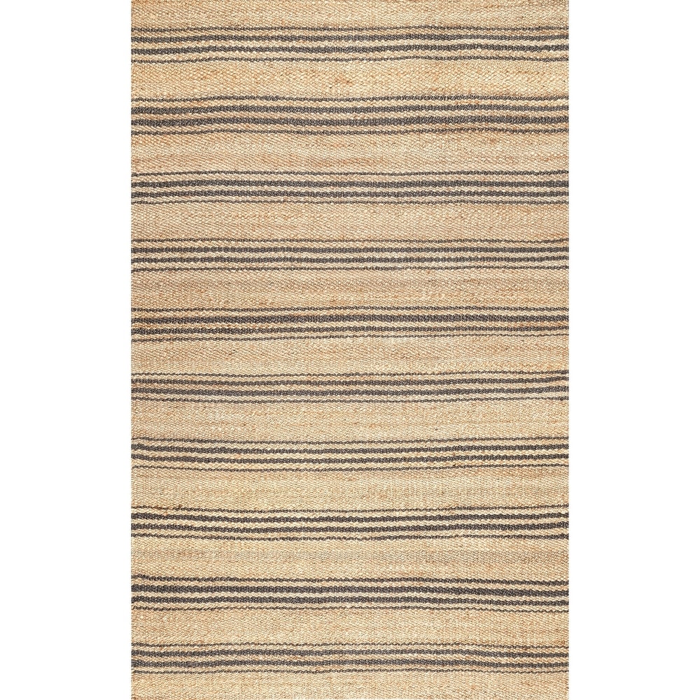 Jute striped rug