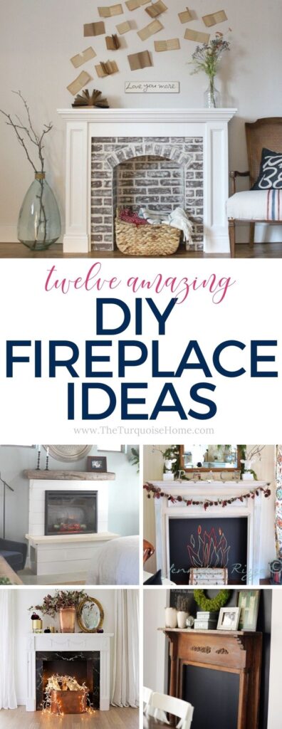 12 Gorgeous Diy Faux Fireplace Ideas The Turquoise Home