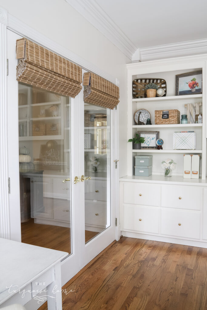 Bamboo Blinds for privacy in the office