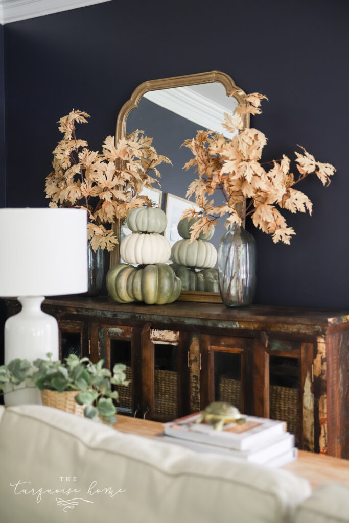 Fall Leaves in Living Room