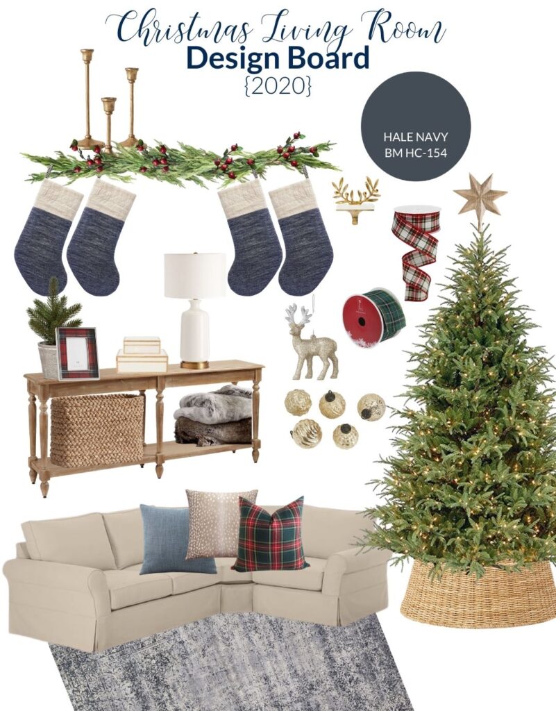 Living Room Christmas Decorating Plans