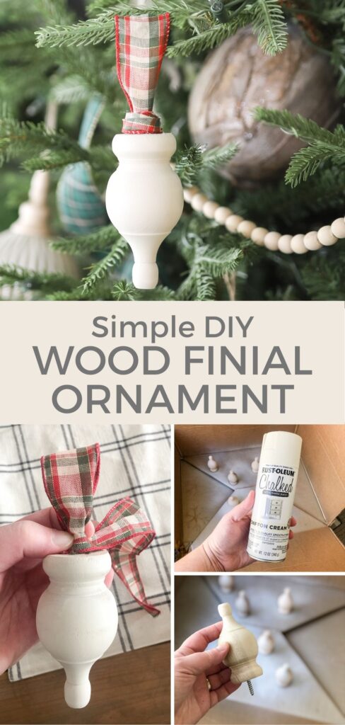 DIY Wood Finial Ornament