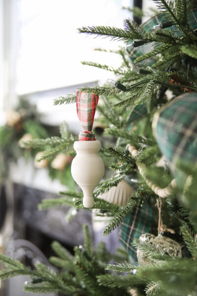 DIY Wooden Finial Christmas Ornament