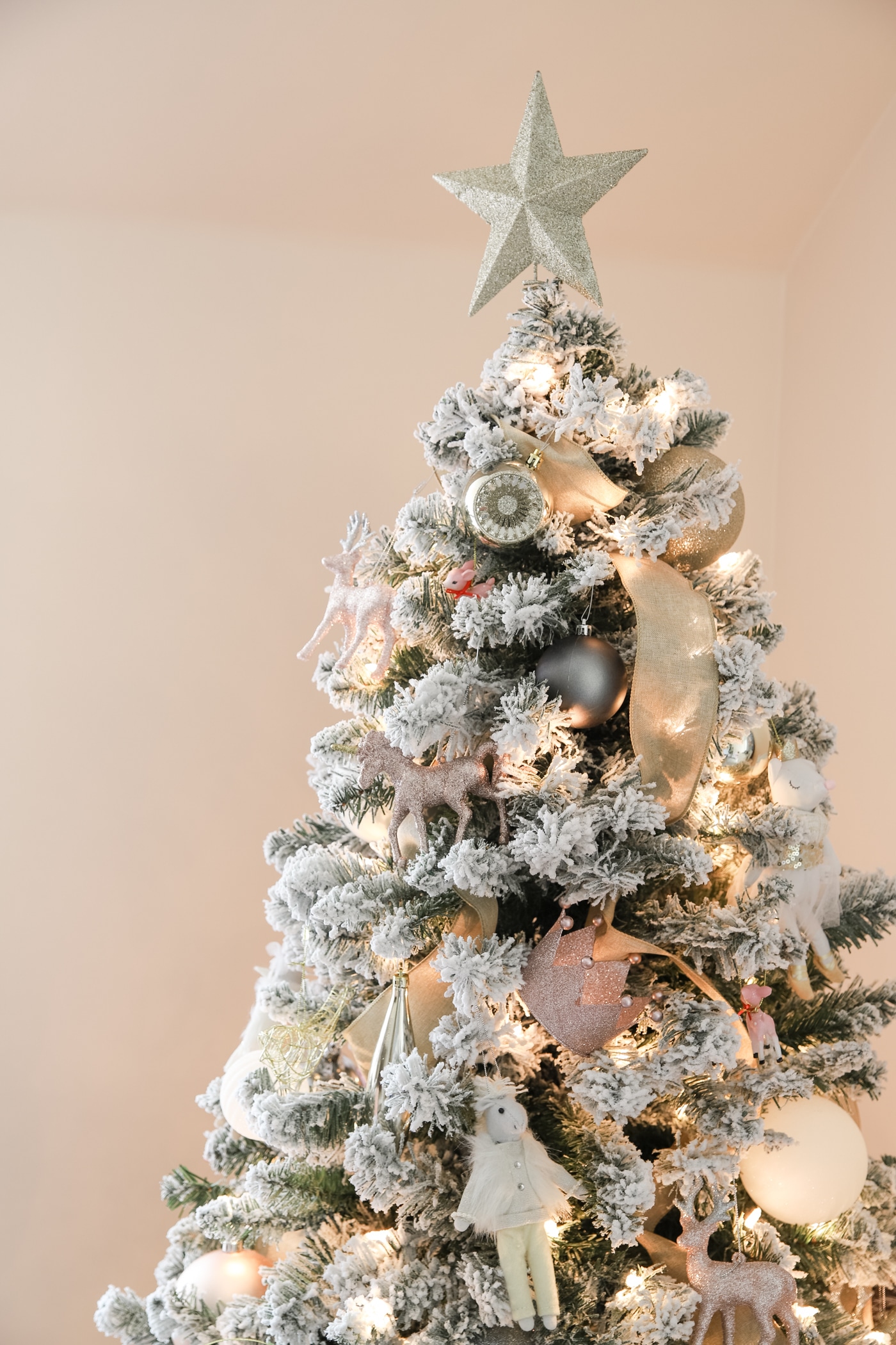 Blush & Gold Christmas Tree