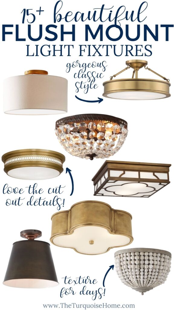 chic flush mount lighting