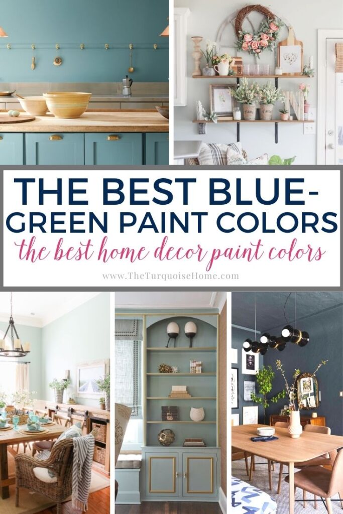 The Best Blue Green Paint Colors