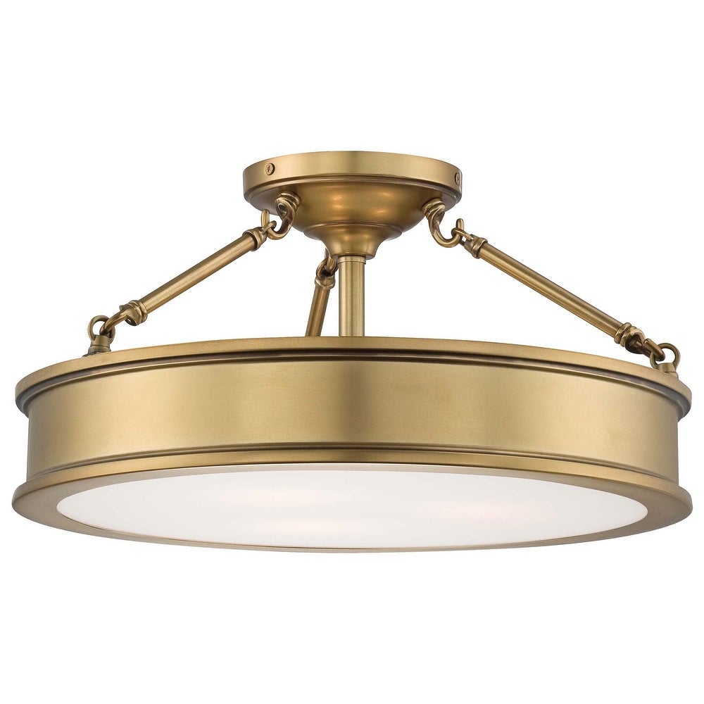 Harbour Point 3 Light Semi-Flush Mount