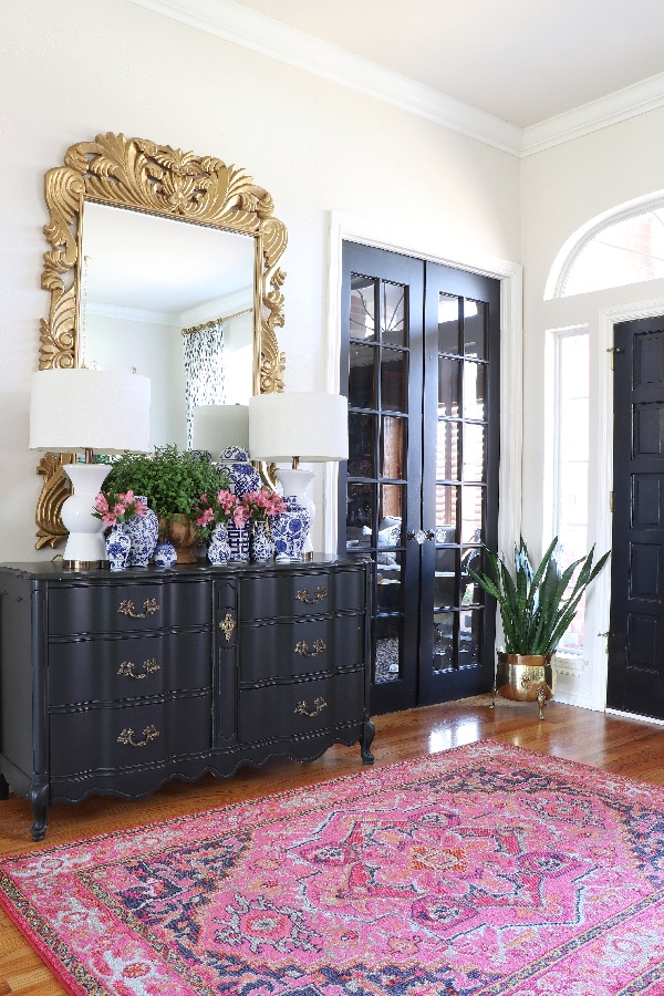 Grandmillennial Style Entry Way 