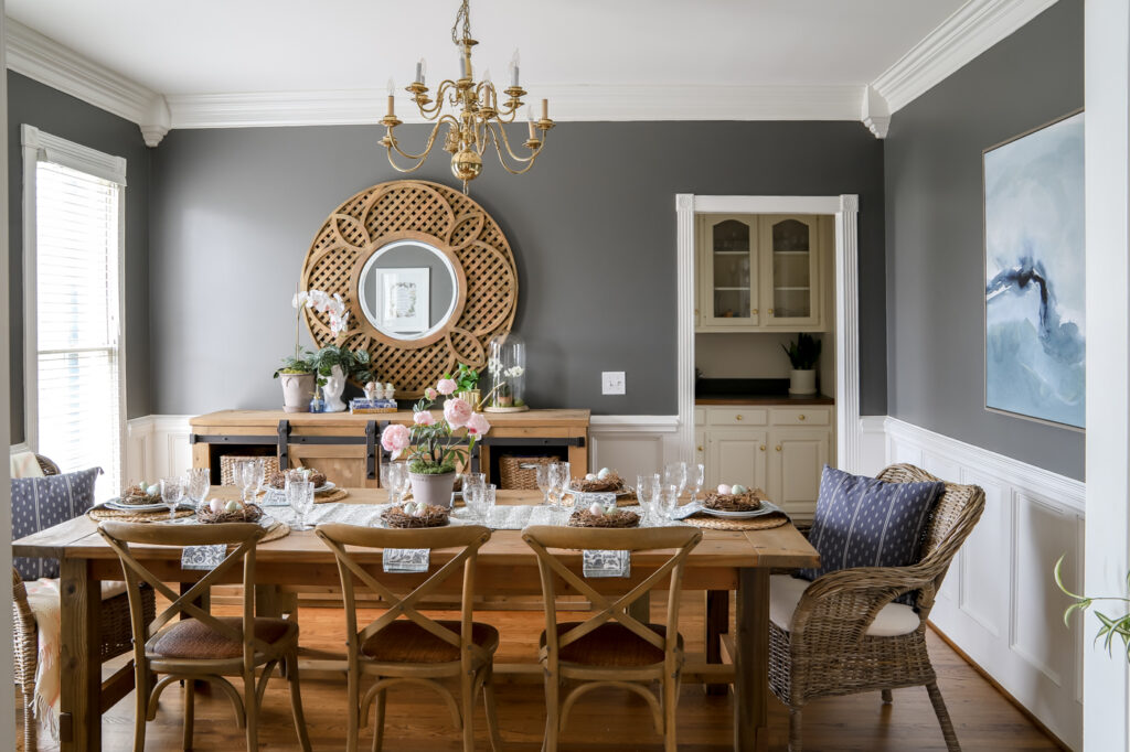 Dining Room with Farmhouse Table