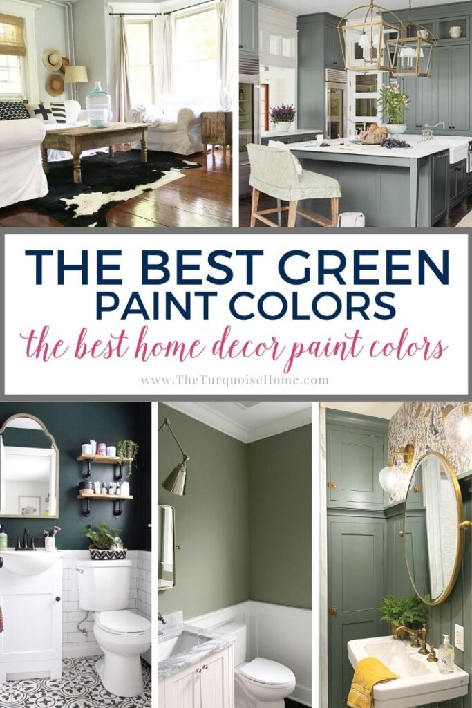 The Best Green Paint Colors For Your Home Turquoise - Should Bathroom Paint Be Lighter Or Darker Than Bedroom