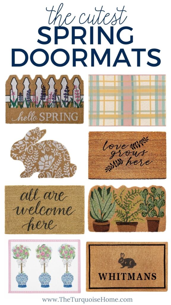 12 Spring Doormats for Your Front Door - Organize by Dreams