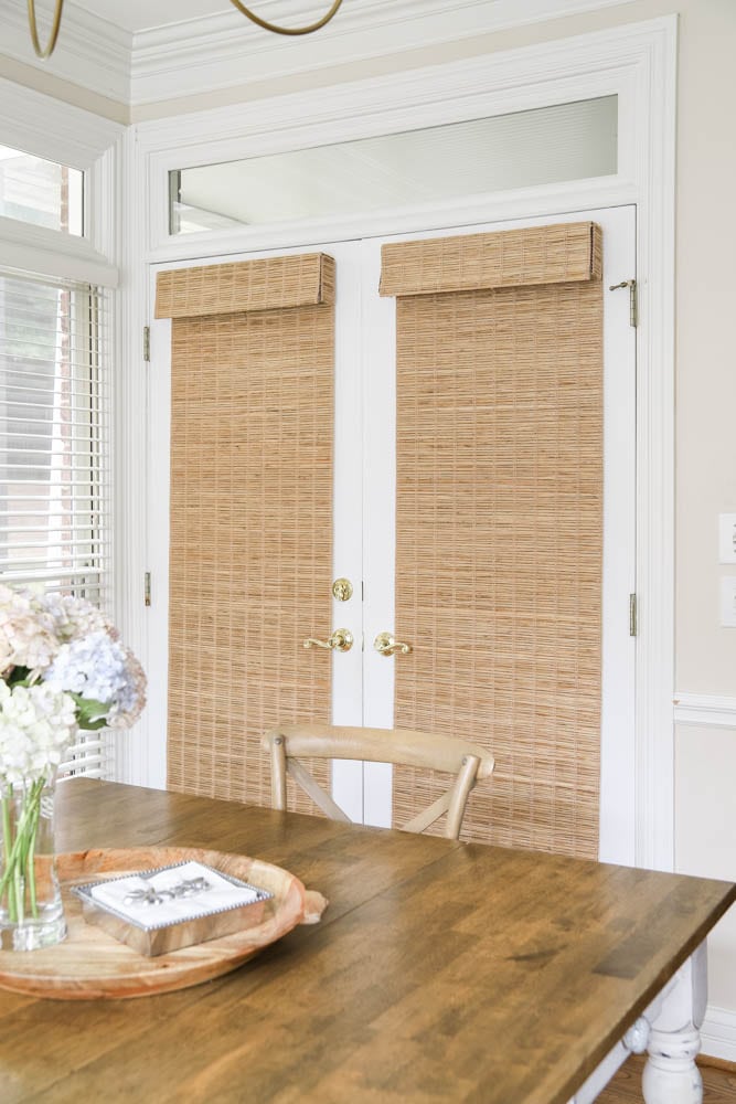 Beautiful Bamboo Shades in the Kitchen