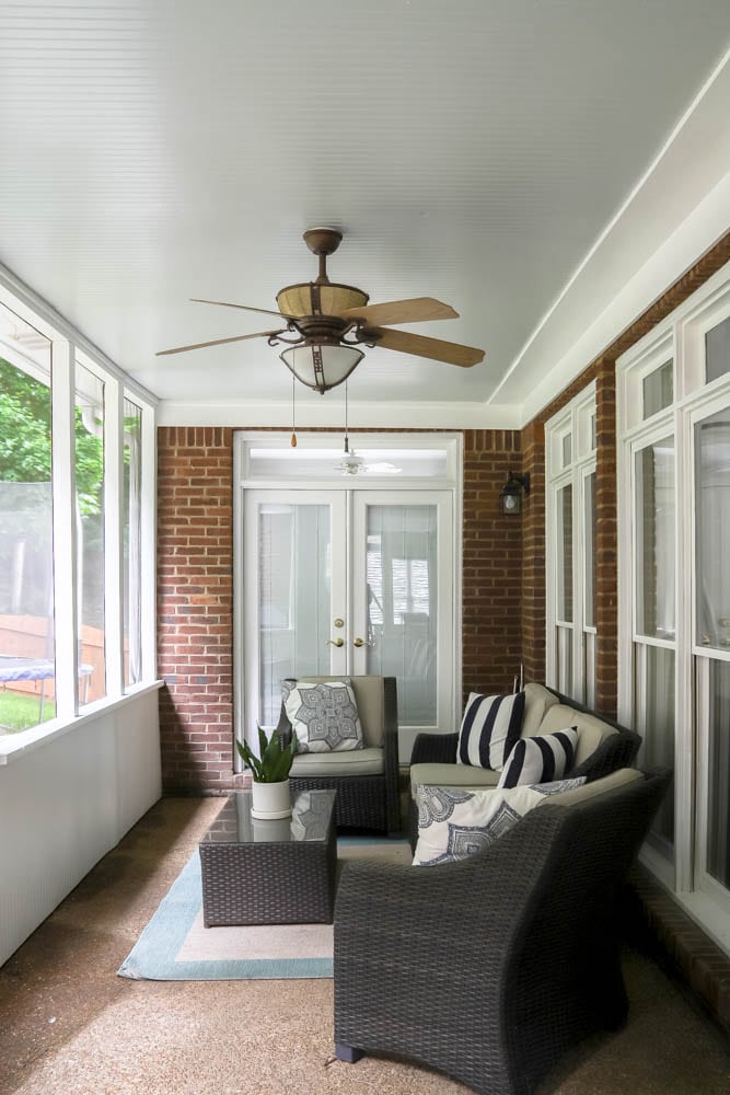 My Haint Blue Porch Ceiling