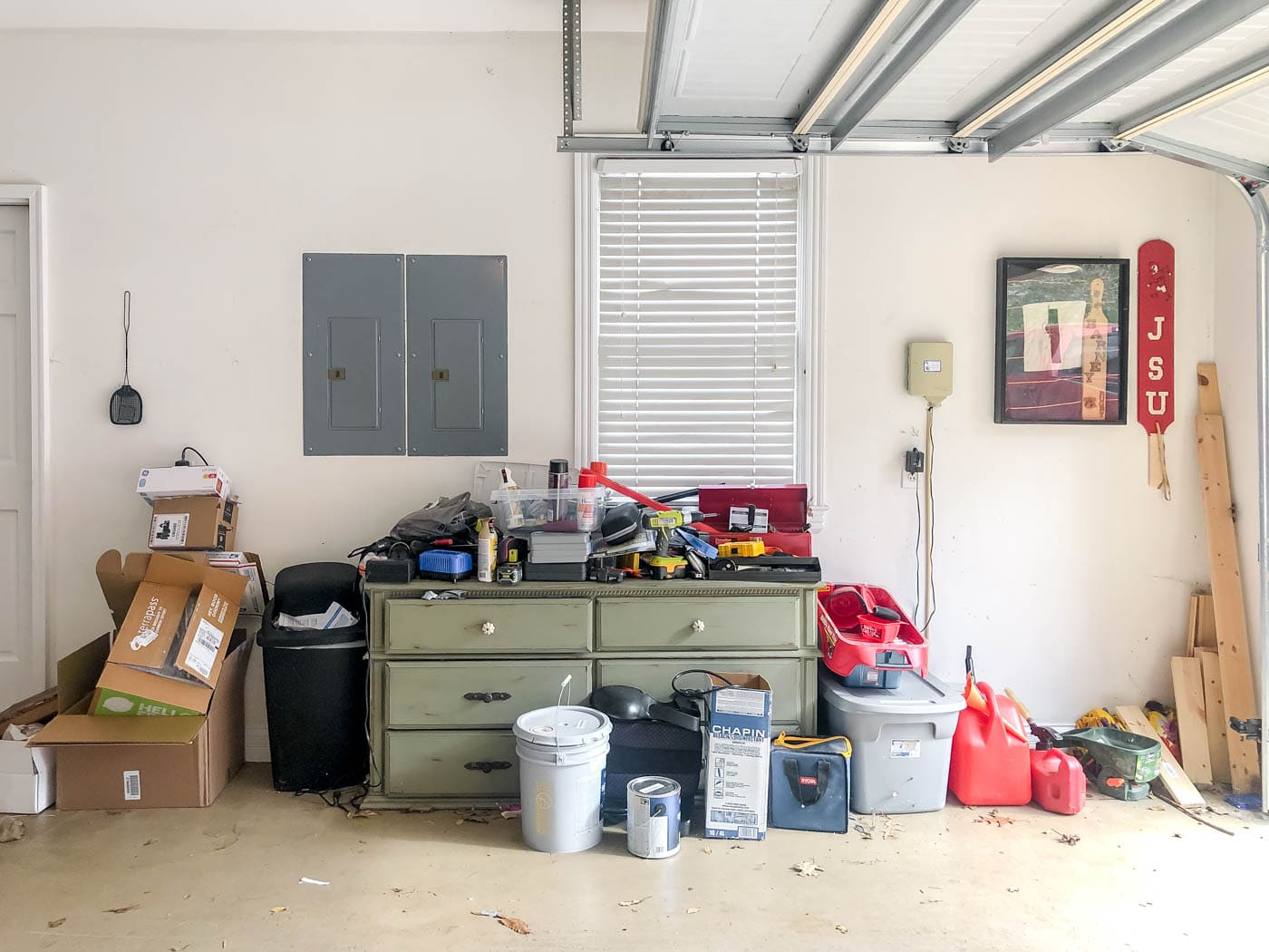 Garage Organization: Tackling Our Crazy Mess of a Garage - Driven