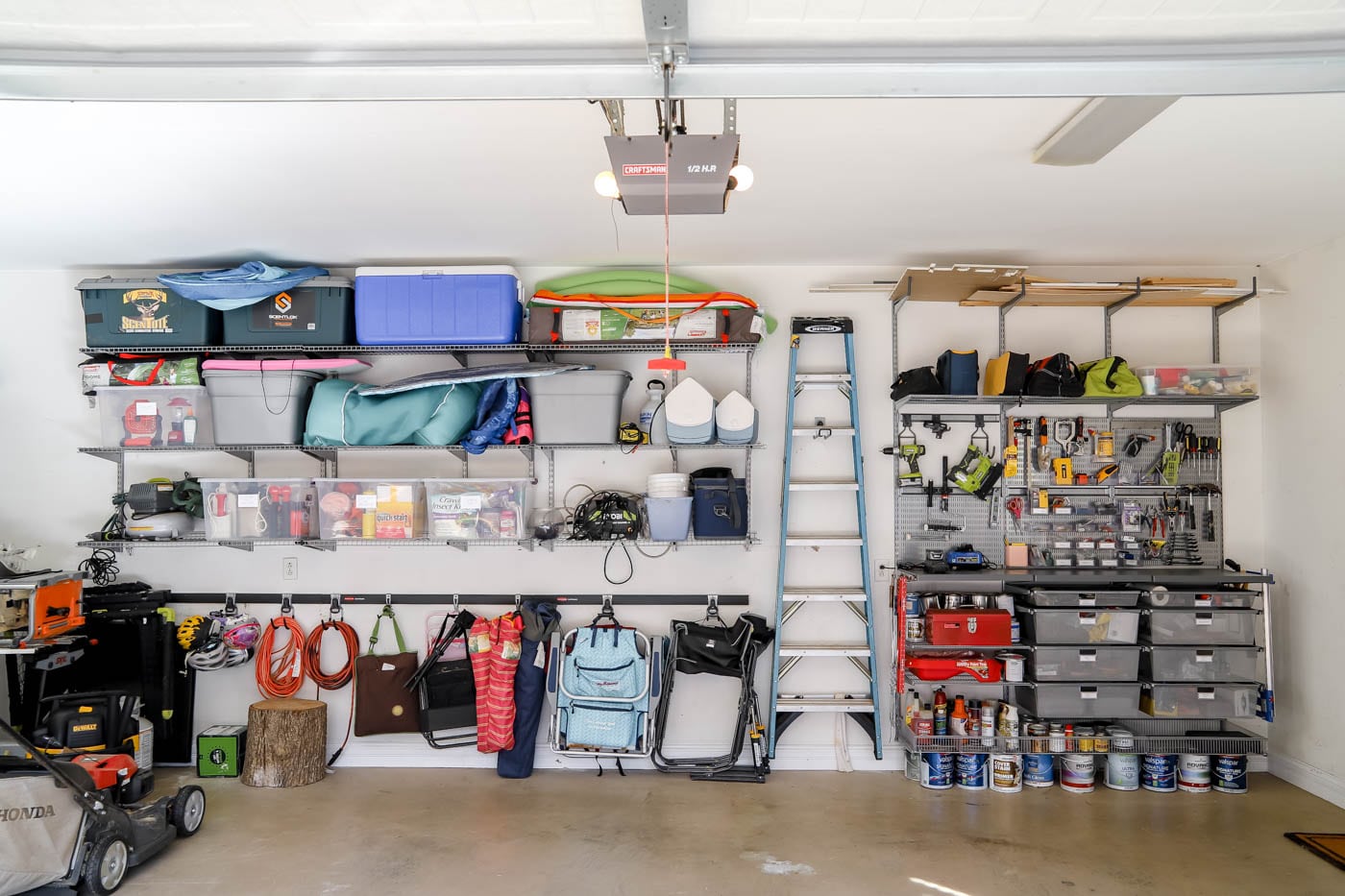 Organizing A Garage